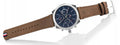 Buy Tommy Hilfiger Mens Quartz Brown Leather Strap Blue Dial 44mm Watch - 1791741 in Pakistan