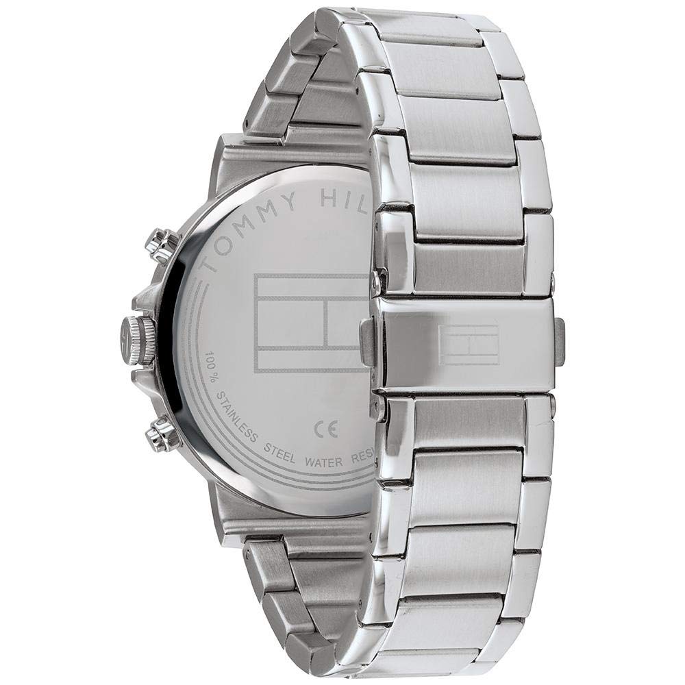 Buy Tommy Hilfiger Chronograph Quartz Stainless Steel Grey Dial 46mm Watch for Men - 1710382 in Pakistan