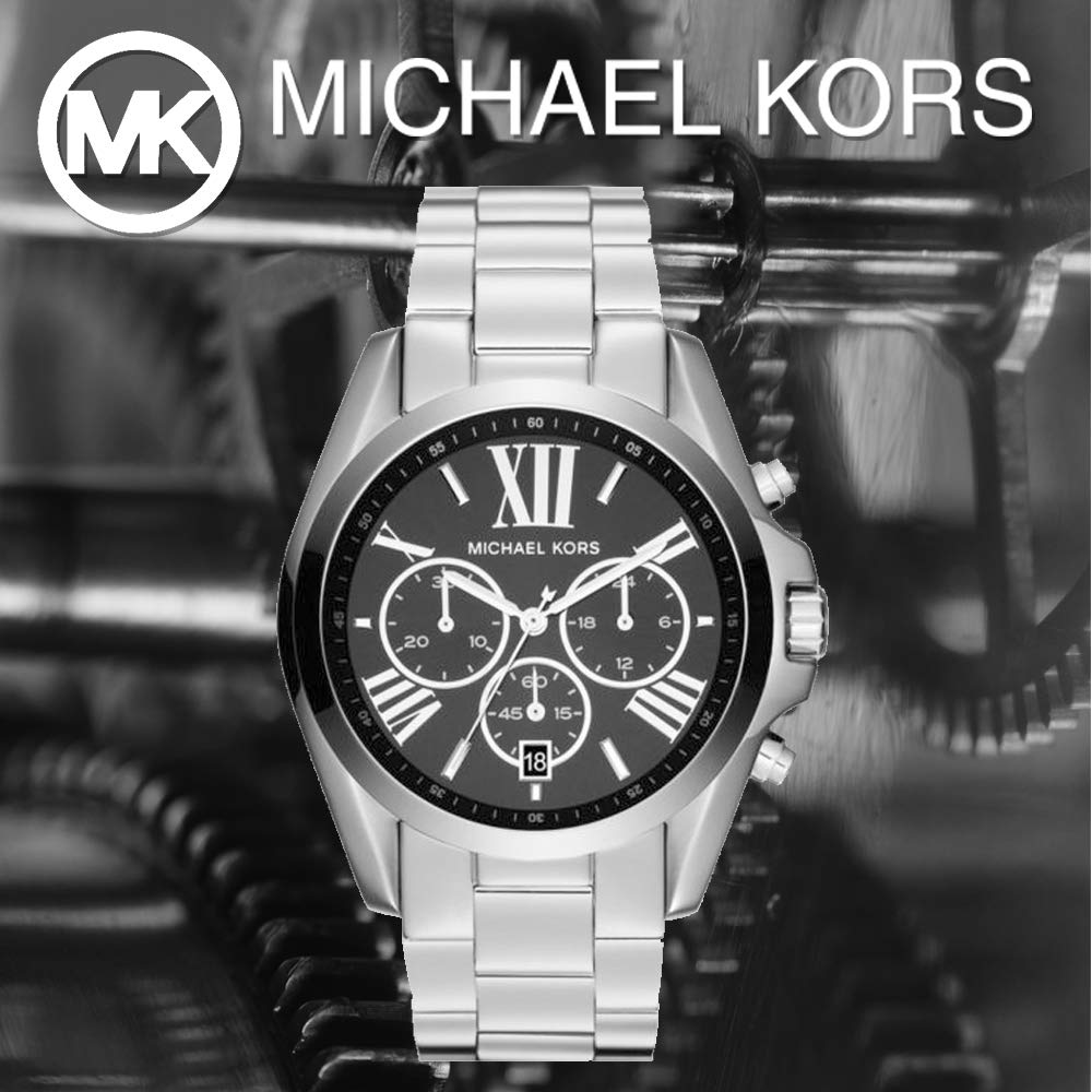 Buy Michael Kors Mens Chronograph Quartz Bradshaw Stainless Steel Black Dial 44mm Watch - Mk5705 in Pakistan