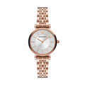 Buy Emporio Armani Women's Quartz Rose Gold Stainless Steel Silver Dial 32mm Watch AR11446 in Pakistan