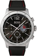 Buy Hugo Boss Chronograph Quartz Silicone Strap Black Dial 44mm Watch for Men - 1513525 in Pakistan