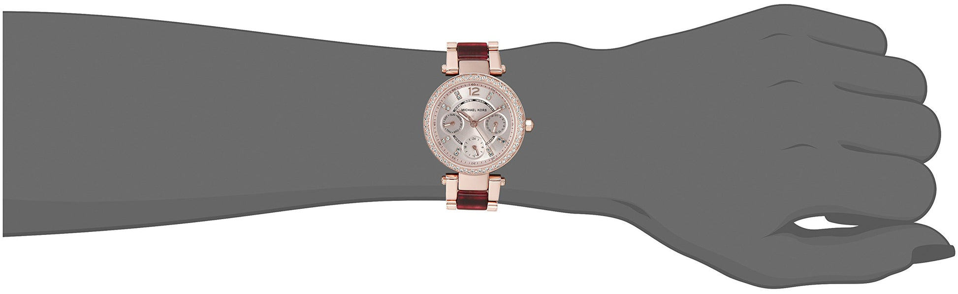Buy Michael Kors Womens Quartz Stainless Steel Rose Gold Dial 33mm Watch - Mk6239 in Pakistan