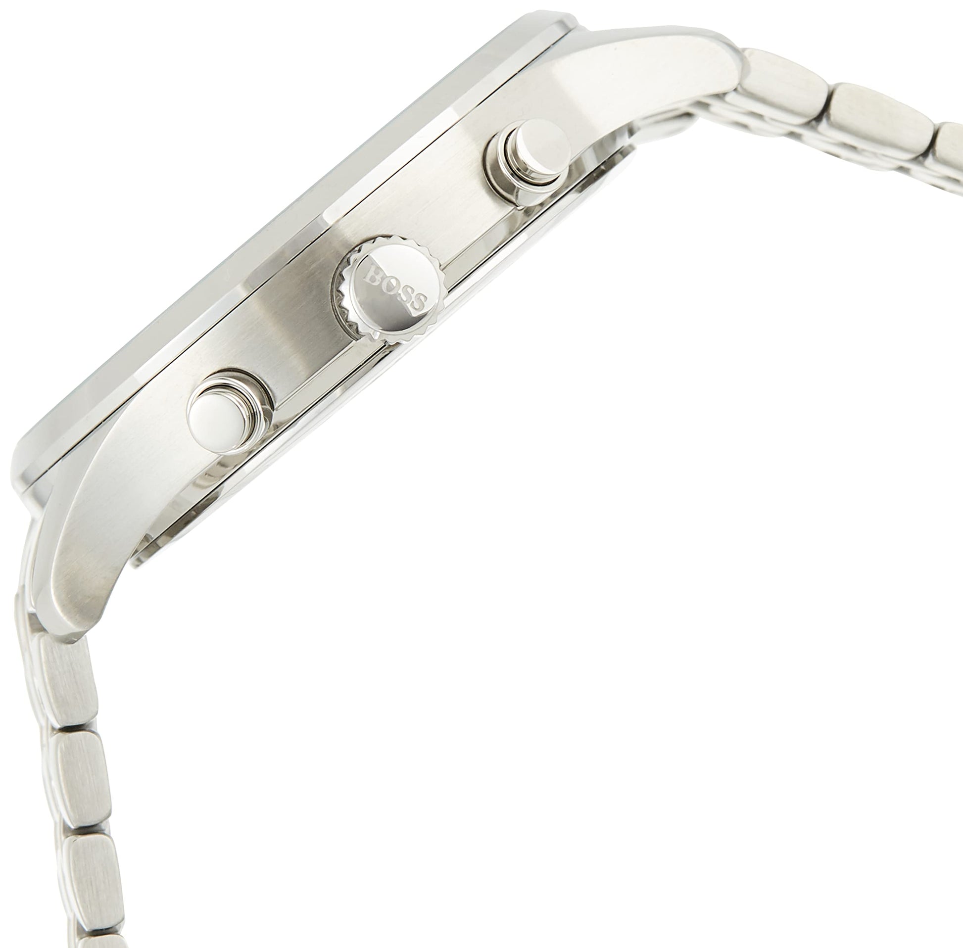 Buy Hugo Boss Mens Quartz Associate Stainless Steel Black Dial 42mm Watch - 1513869 in Pakistan