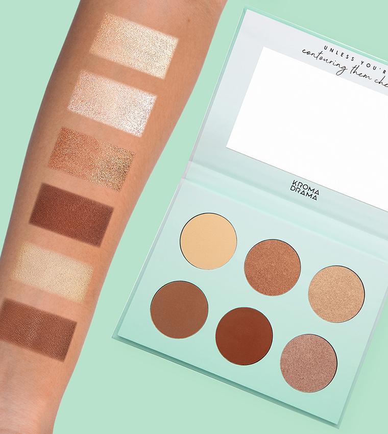 Buy Kroma Drama Contour & Highlight Face Powder Palette in Pakistan