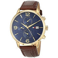 Buy Tommy Hilfiger Quartz Leather Strap Blue Dial 42mm Watch for Men - 1710359 in Pakistan