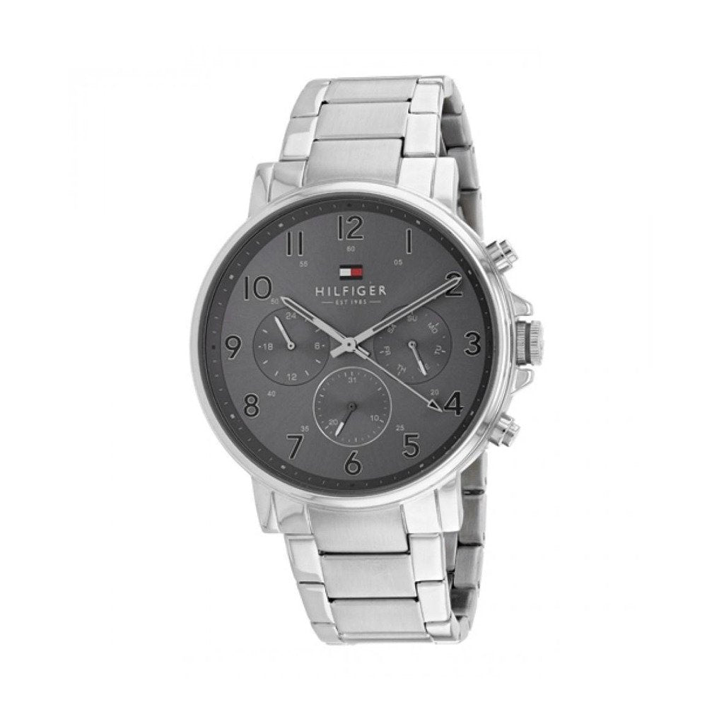 Buy Tommy Hilfiger Chronograph Quartz Stainless Steel Grey Dial 46mm Watch for Men - 1710382 in Pakistan