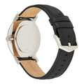 Buy Men's Quartz Minimalist Black Leather Strap Black Dial 44Mm Watch in Pakistan