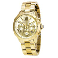 Buy Michael Kors Runway Gold Stainless Steel Gold Dial Chronograph Quartz Watch For Ladies - Mk5777 in Pakistan