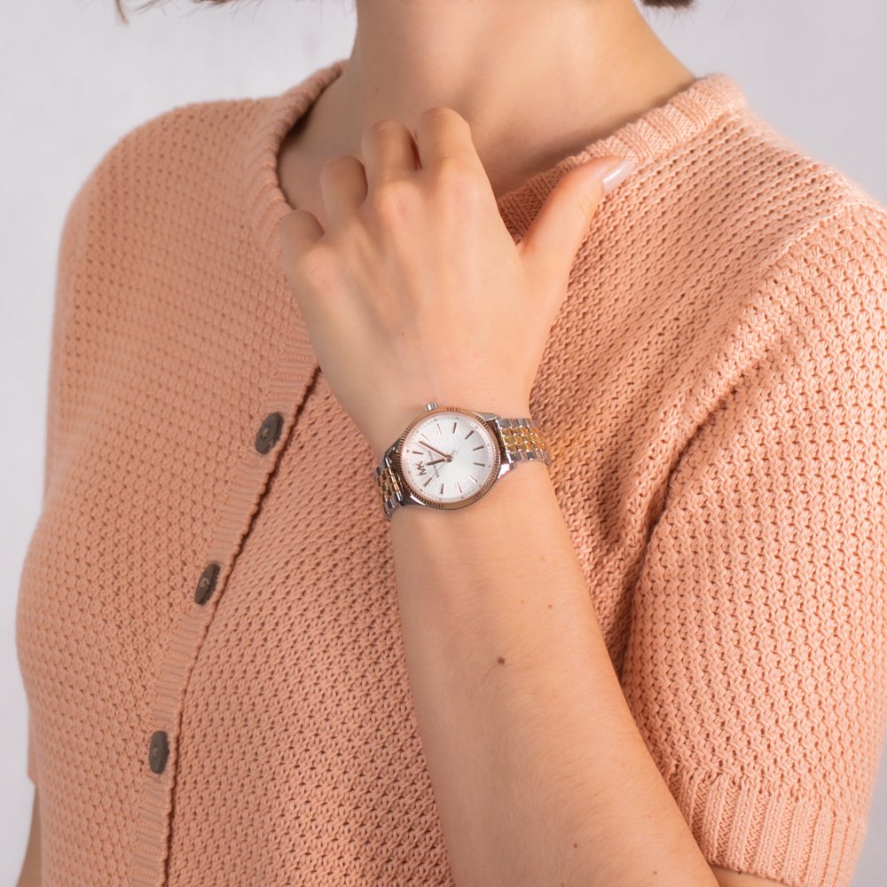 Buy Michael Kors Women’s Quartz Stainless Steel White Dial 36mm Watch - MK6642 in Pakistan