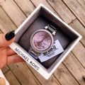 Buy Michael Kors Womens Quartz Parker Silver Stainless Steel Pink Dial 39mm Watch - Mk6105 in Pakistan