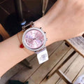 Buy Michael Kors Womens Quartz Parker Silver Stainless Steel Pink Dial 39mm Watch - Mk6105 in Pakistan