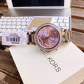 Buy Michael Kors Womens Quartz Parker Silver Stainless Steel Pink Dial 39mm Watch - Mk6105 in Pakistan