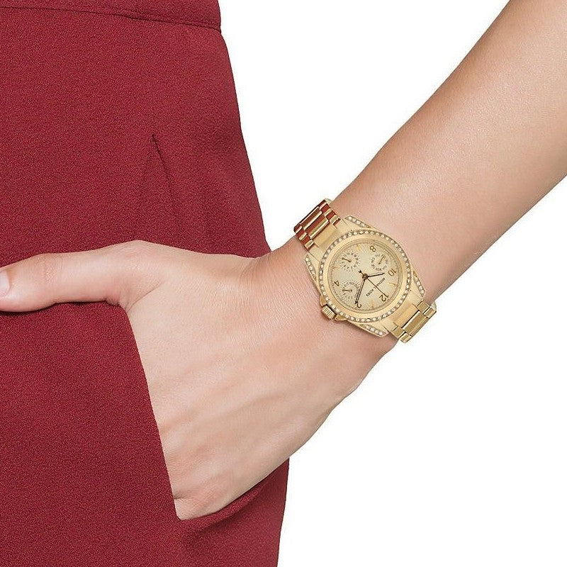 Buy Michael Kors Womens Quartz Blair Gold Stainless Steel Light Champagne Dial 33mm Watch - Mk5639 in Pakistan