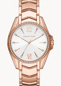 Buy Michael Kors Womens Quartz Whitney Rose Gold Stainless Steel White Dial 38mm Watch - Mk6694 in Pakistan