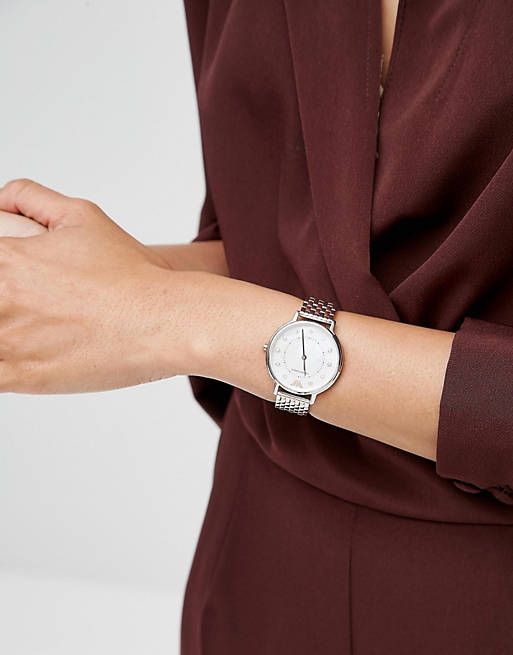 Buy Emporio Armani Womens Quartz Stainless Steel Mother Of Pearl Dial 32mm Watch - Ar2508 in Pakistan