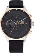 Buy Tommy Hilfiger Quartz Leather Strap Grey Dial 44mm Watch for Men - 1791488 in Pakistan