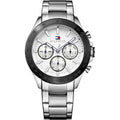 Buy Tommy Hilfiger Mens Quartz Stainless Steel White Dial 44mm Watch - 1791227 in Pakistan