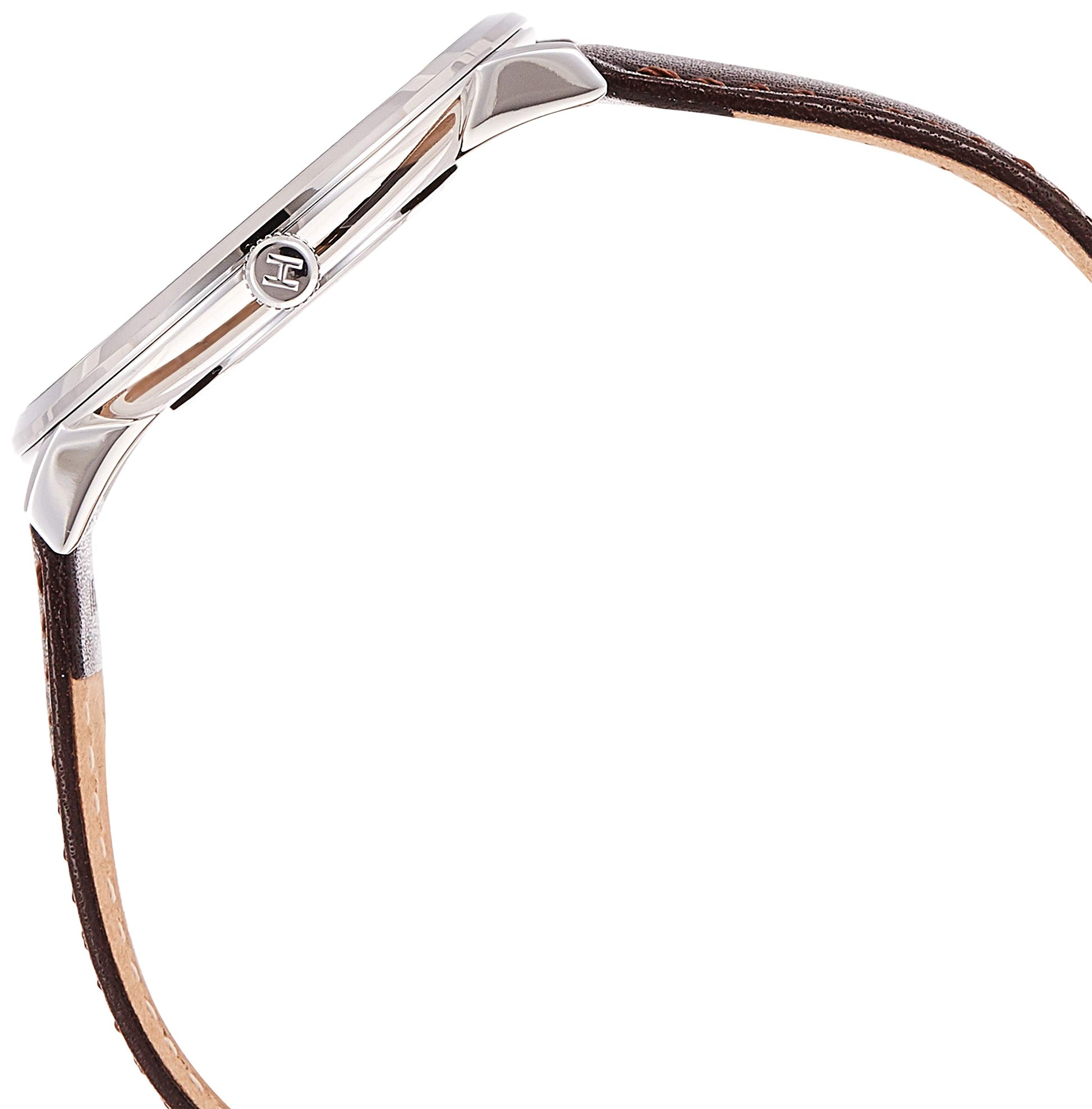 Buy Tommy Hilfiger Quartz Leather Strap Grey Dial 40mm Watch for Men - 1710352 in Pakistan