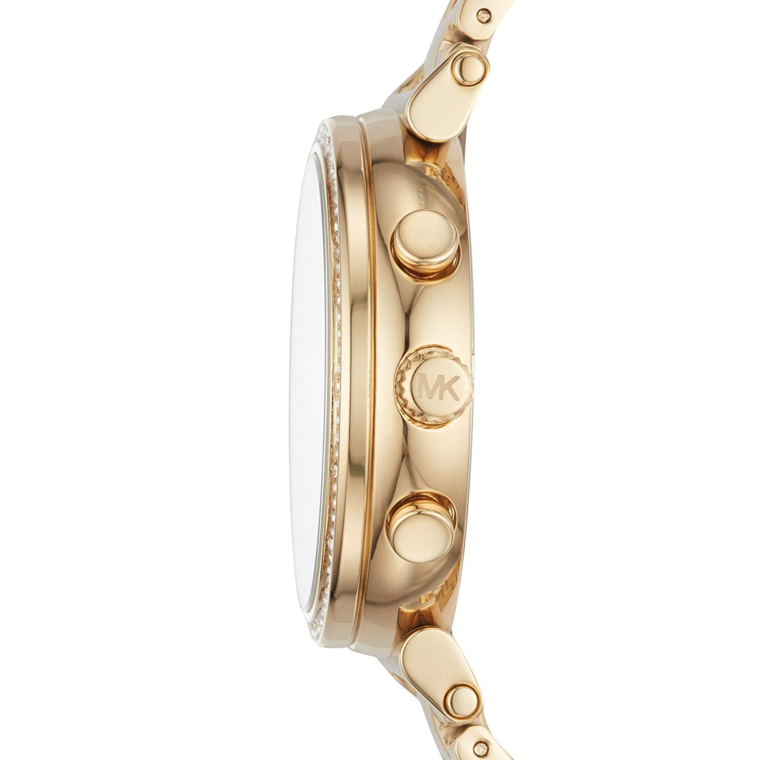 Buy Michael Kors Womens Quartz Chronograph Stainless Steel Gold Dial 39mm Watch - Mk6559 in Pakistan
