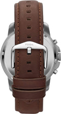 Buy Men's Quartz Chronograph Grant Black Dial Brown Leather Strap Watch in Pakistan