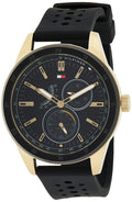 Buy Tommy Hilfiger Quartz Black Silicone Strap Black Dial 44mm Watch for Men - 1791636 in Pakistan