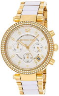 Buy Michael Kors Womens Quartz Parker Stainless Steel White Dial 39mm Watch - Mk6119 in Pakistan