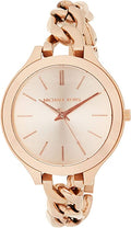 Buy Michael Kors Women's Slim Runway Rose Gold-Tone Stainless Steel Bracelet Watch - MK3223 in Pakistan