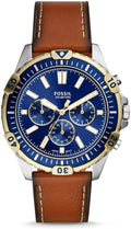 Buy Fossil Men's Chronograph Quartz Leather Strap Blue Dial 44mm Watch FS5625 in Pakistan
