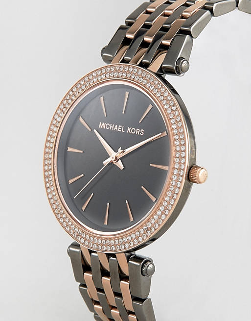 Buy Michael Kors Womens Quartz Darci Stainless Steel Grey Dial 33mm Watch - Mk3584 in Pakistan