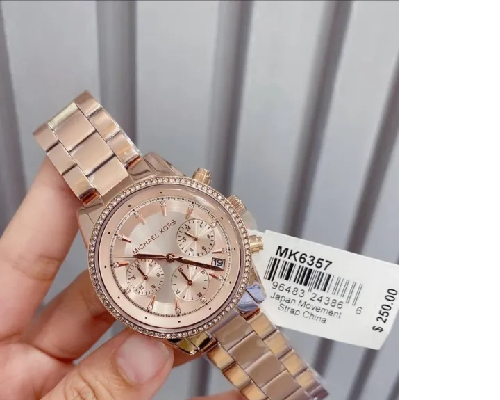 Buy Michael Kors Womens Quartz Stainless Steel Rose Gold Dial 37mm Watch - Mk6357 in Pakistan