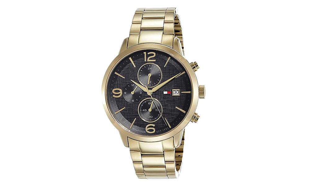 Buy Tommy Hilfiger Quartz Stainless Steel Black Dial 48mm Watch for Men - 1710362 in Pakistan