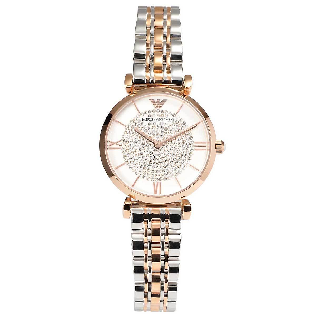 Buy Emporio Armani Womens Analog Stainless Steel White Dial 32mm Watch - Ar1926 in Pakistan