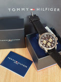 Buy Tommy Hilfiger Quartz Leather Strap Black Dial 46mm Watch for Men - 1791050 in Pakistan