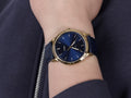Buy Men's Quartz The Minimalist Blue Leather Strap Blue Dial 44Mm Watch in Pakistan