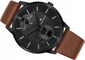 Buy Tommy Hilfiger Mens Quartz Leather Strap Black Dial 44mm Watch - 1791604 in Pakistan