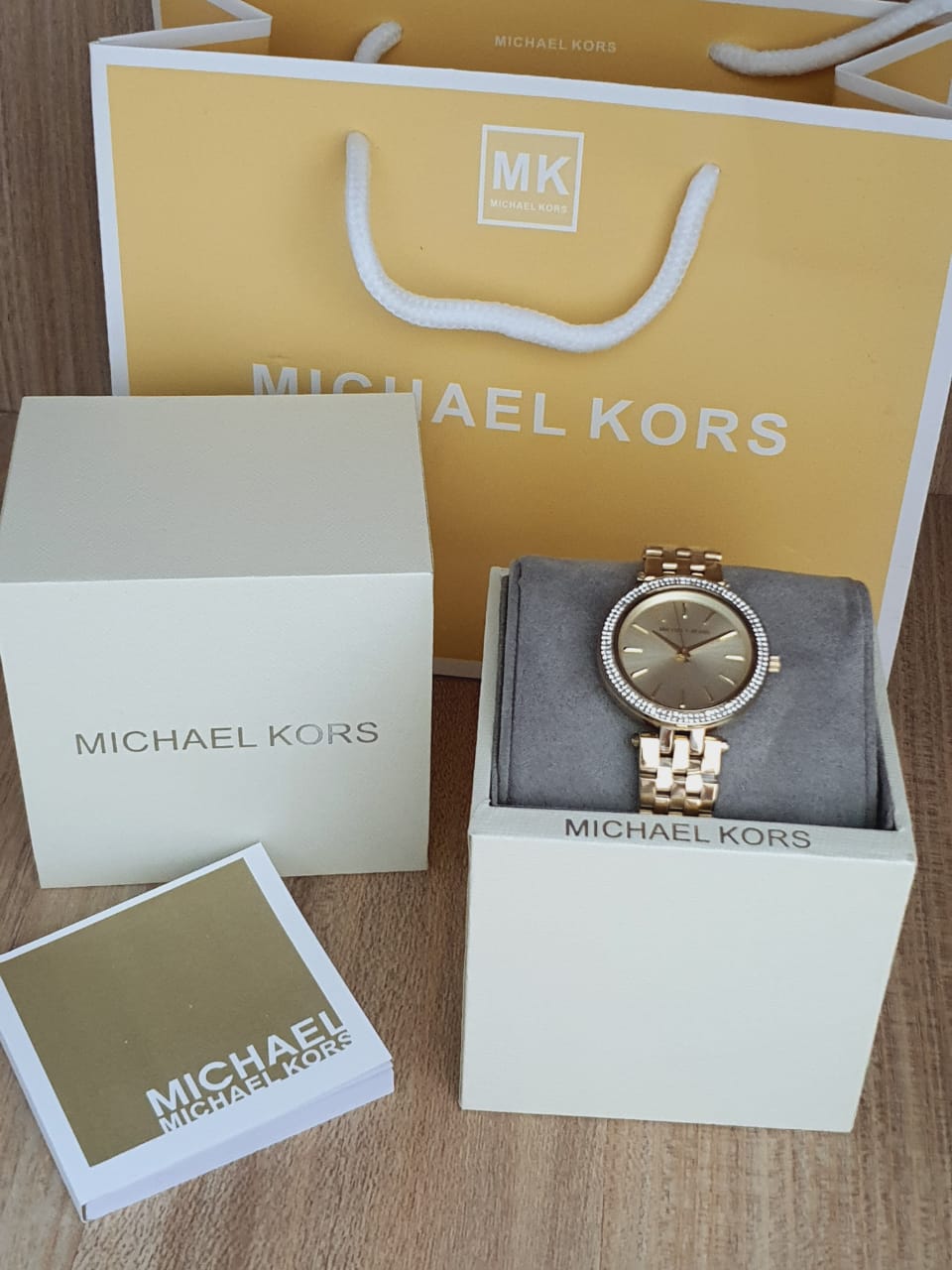 Buy Michael Kors Quartz Gold Tone Stainless Steel 33mm Watch for Women - Mk3430 in Pakistan