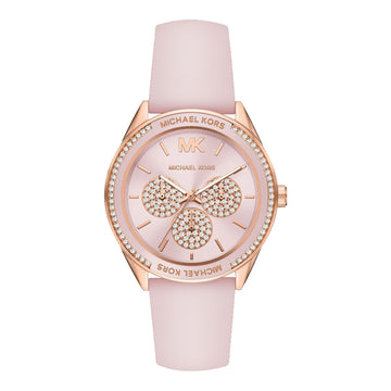 Buy Michael Kors Womens Quartz Silicone Strap Pink Dial 40mm Watch - Mk6946 in Pakistan