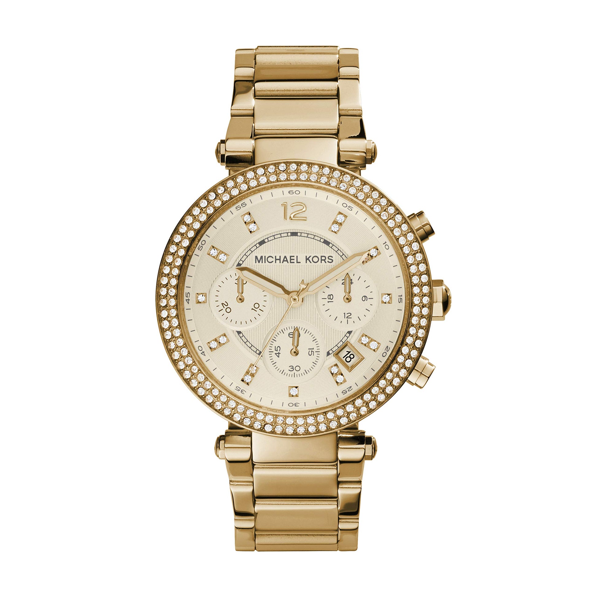 Buy Michael Kors Womens Quartz Stainless Steel Champagne Dial 39mm Watch - Mk5354 in Pakistan