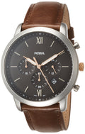 Buy Fossil Men's Chronograph Quartz Brown Leather Strap Grey Dial 44mm Watch FS5408 in Pakistan