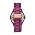 Buy Michael Kors Womens Quartz Runway Stainless Steel Purple Dial 42mm Watch - Mk4507 in Pakistan