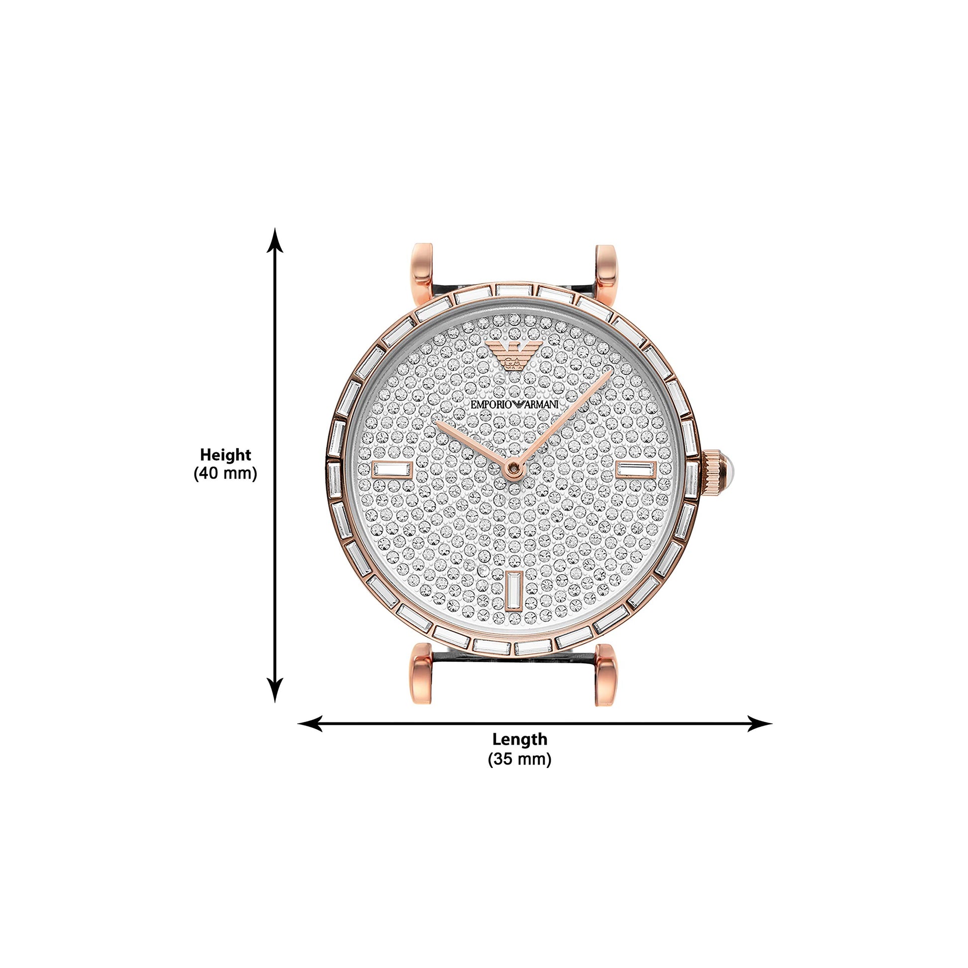 Buy Emporio Armani Women's Analog Stainless Steel Silver Dial 32mm Watch AR11293 in Pakistan