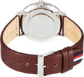Buy Tommy Hilfiger Quartz Brown Leather Strap Silver Dial 40mm Watch for Men - 1791463 in Pakistan