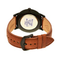 Buy Men's Quartz Brown Leather Strap Black Dial 44Mm Watch in Pakistan