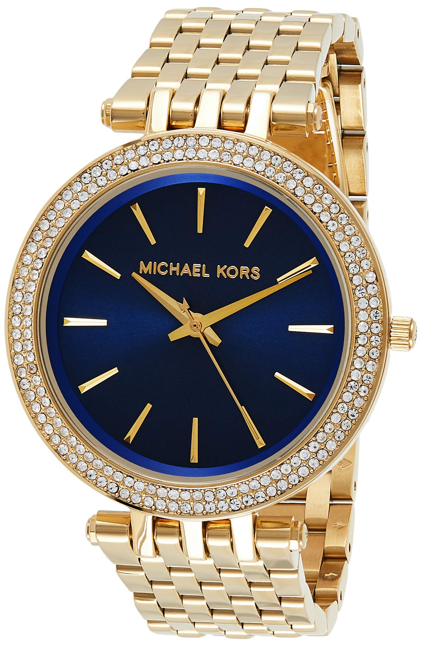 Buy Michael Kors Womens Quartz Darci Gold Stainless Steel Blue Dial 39mm Watch - Mk3406 in Pakistan