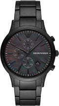 Buy Emporio Armani Mens Chronograph Quartz Analog Stainless Steel Black Dial 43mm Watch - Ar11275 in Pakistan