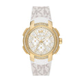 Buy Michael Kors Womens Quartz Sidney White Silicone Strap White Dial 42mm Watch - Mk7221 in Pakistan