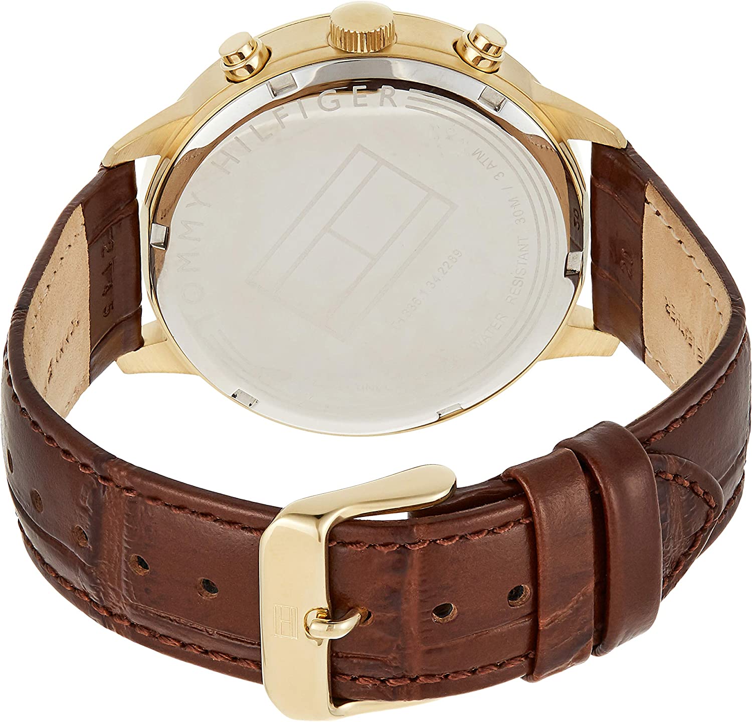 Buy Tommy Hilfiger Quartz Leather Strap Blue Dial 42mm Watch for Men - 1710359 in Pakistan