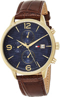 Buy Tommy Hilfiger Quartz Leather Strap Blue Dial 42mm Watch for Men - 1710359 in Pakistan