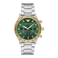 Buy Emporio Armani Mario Mens Quartz Stainless Steel Green Dial 43mm Watch - Ar11454 in Pakistan