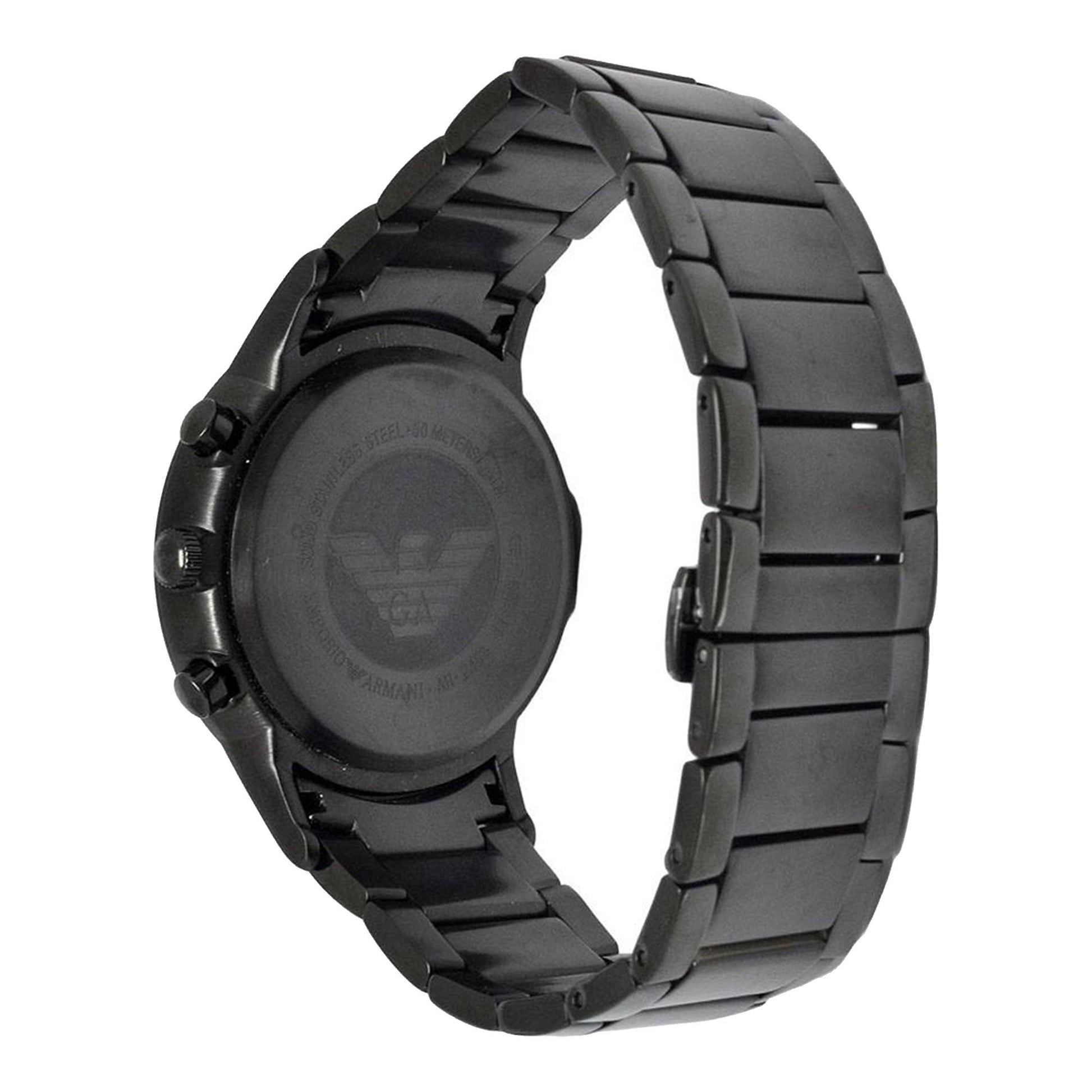 Buy Emporio Armani Mens Quartz Stainless Steel Black Dial 43mm Watch - Ar2453 in Pakistan